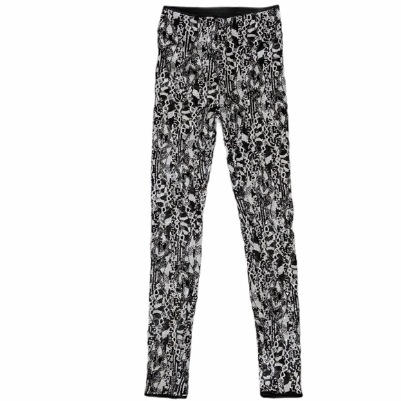Black white sequin H&M Premier leggings - Picture 4 of 9